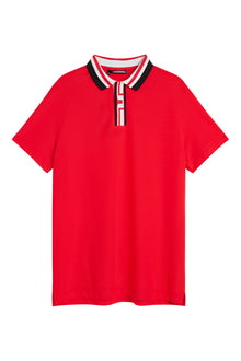 Men | Hals Regular Fit Polo | Fiery Red