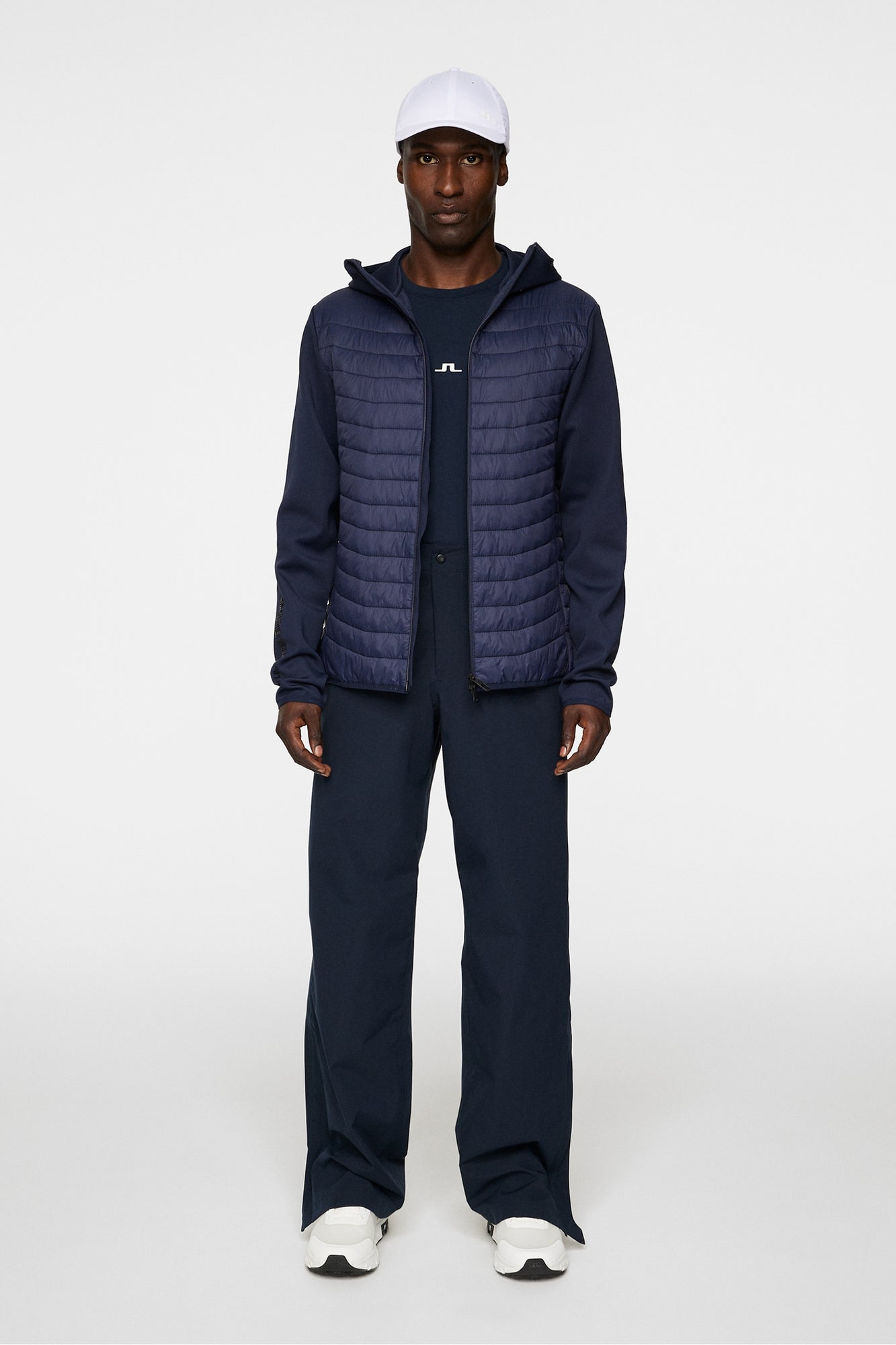 Men | Holden Quilt Hybrid Hood | JL Navy