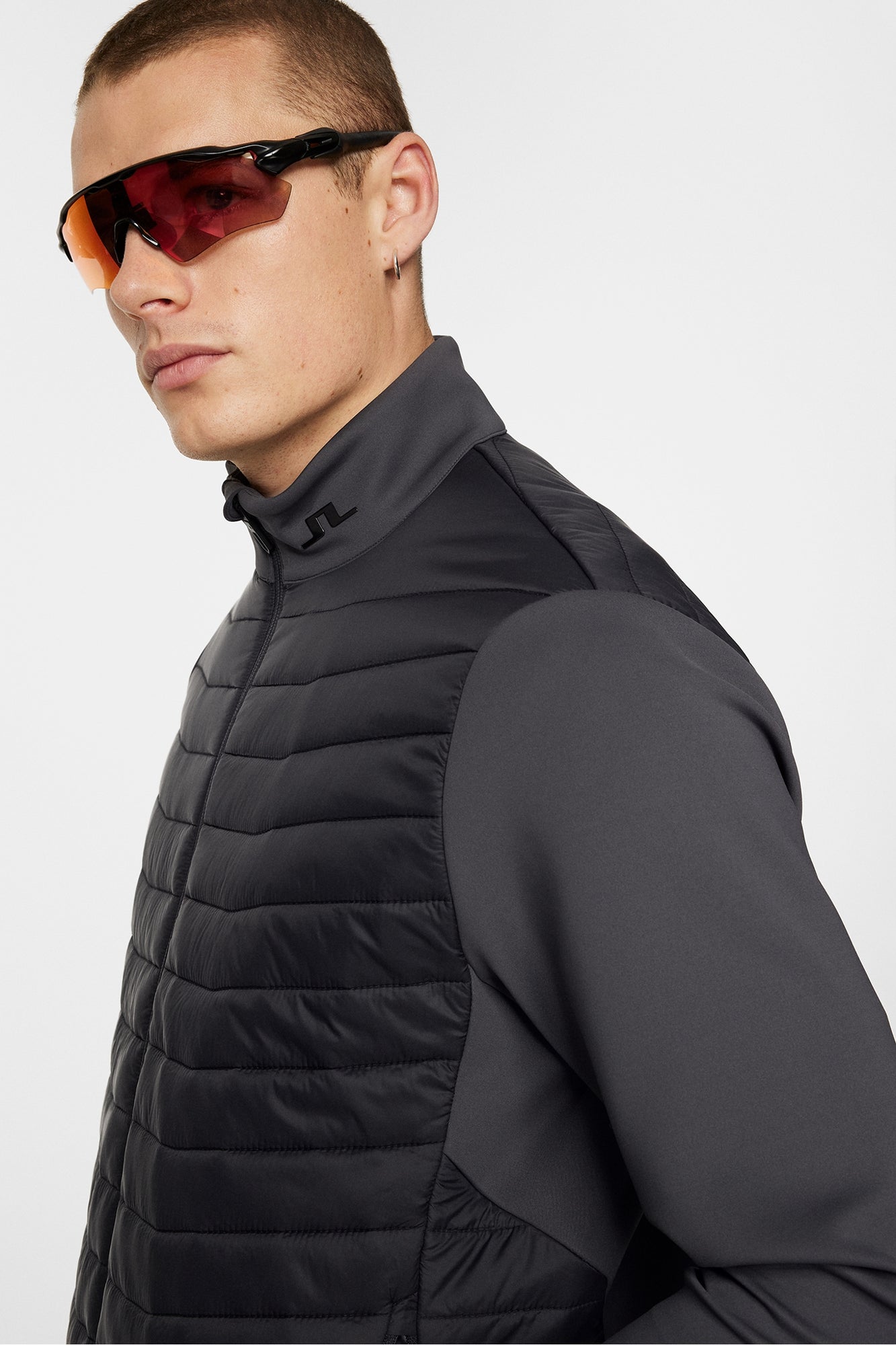 Men | Holden Quilt Hybrid Jacket | Asphalt