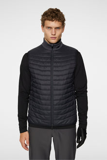 Men | Holden Quilt Hybrid Vest | Asphalt
