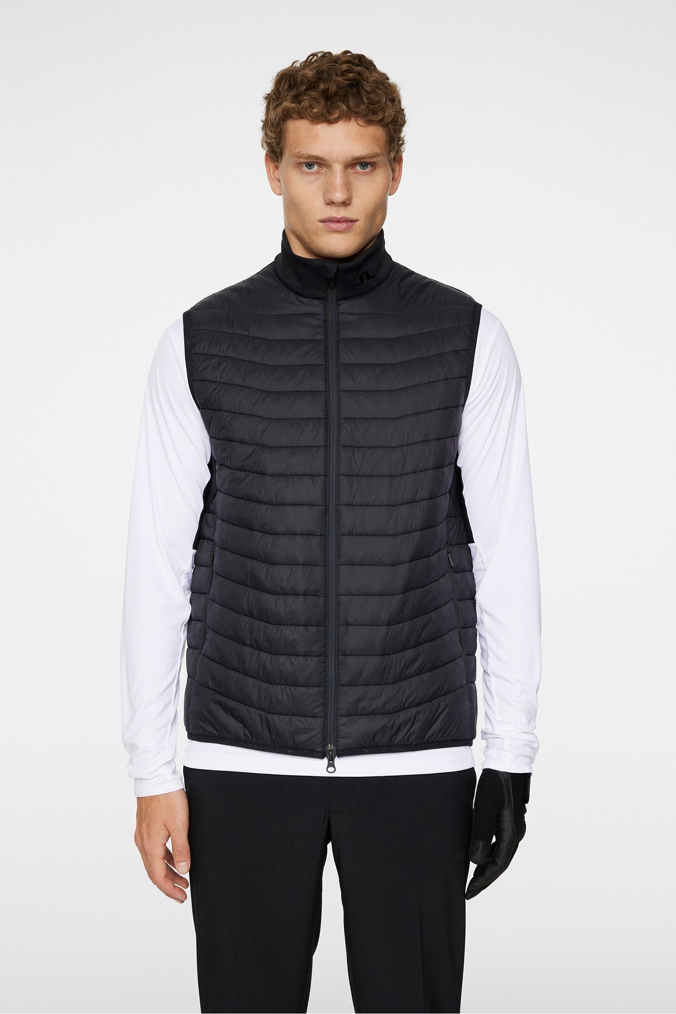 Men | Holden Quilt Hybrid Vest | Black
