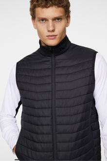 Men | Holden Quilt Hybrid Vest | Black