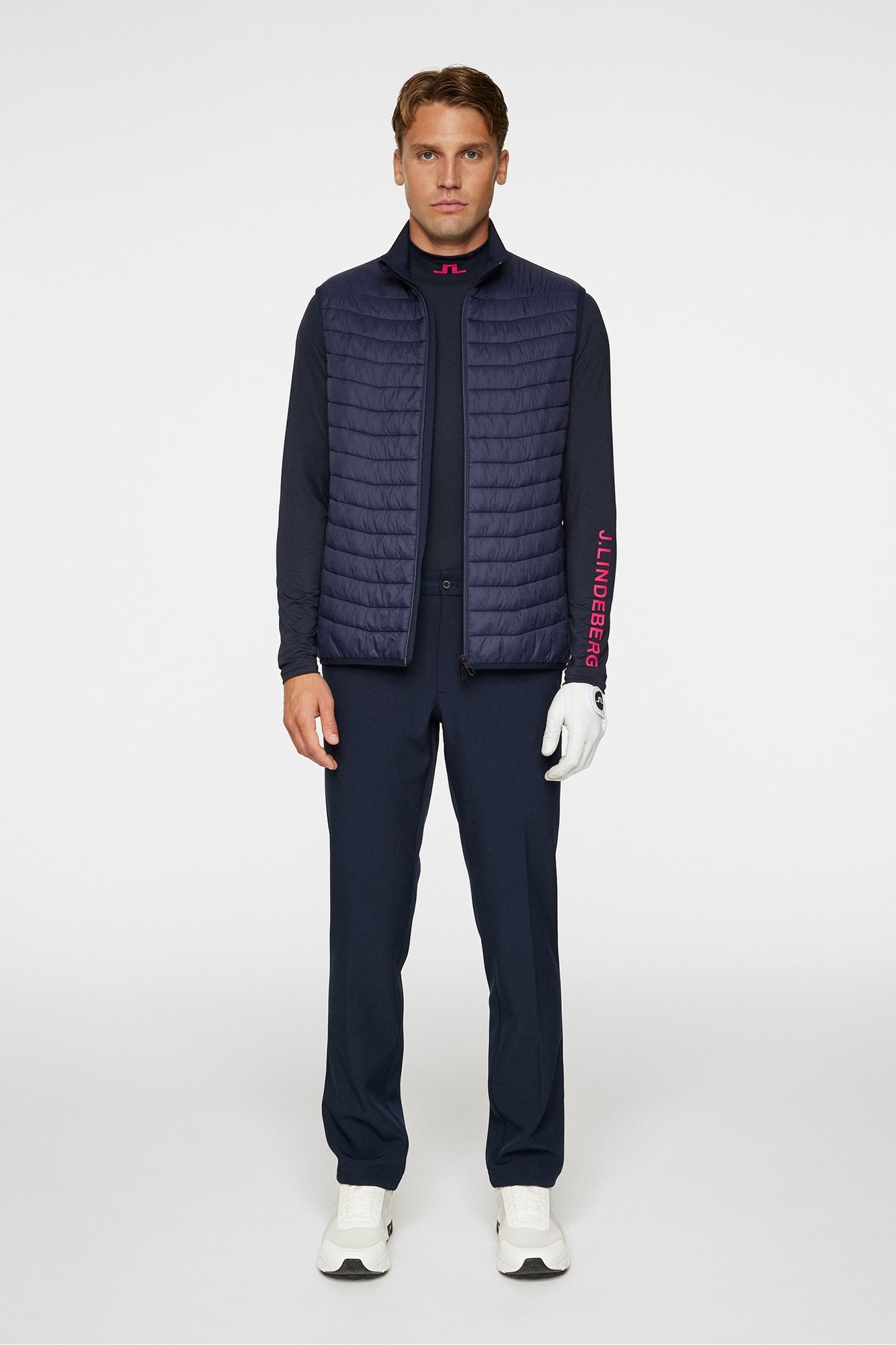 Men | Holden Quilt Hybrid Vest | JL Navy