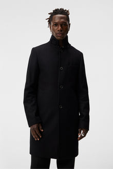 Men | Holger Melton Coat | Black