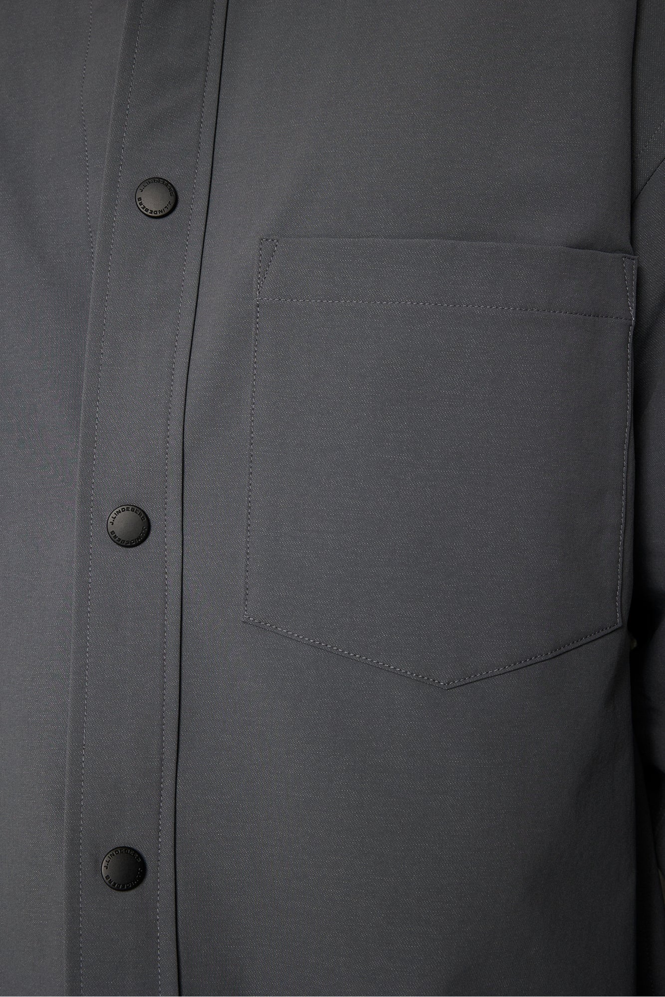 Men | Howard Tech Fleece Overshirt | Lava Smoke