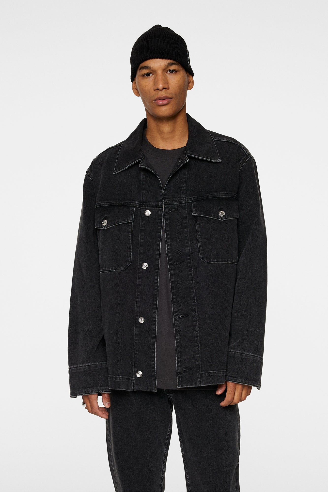 Men | Hunt Washed Deniovershirt | Black