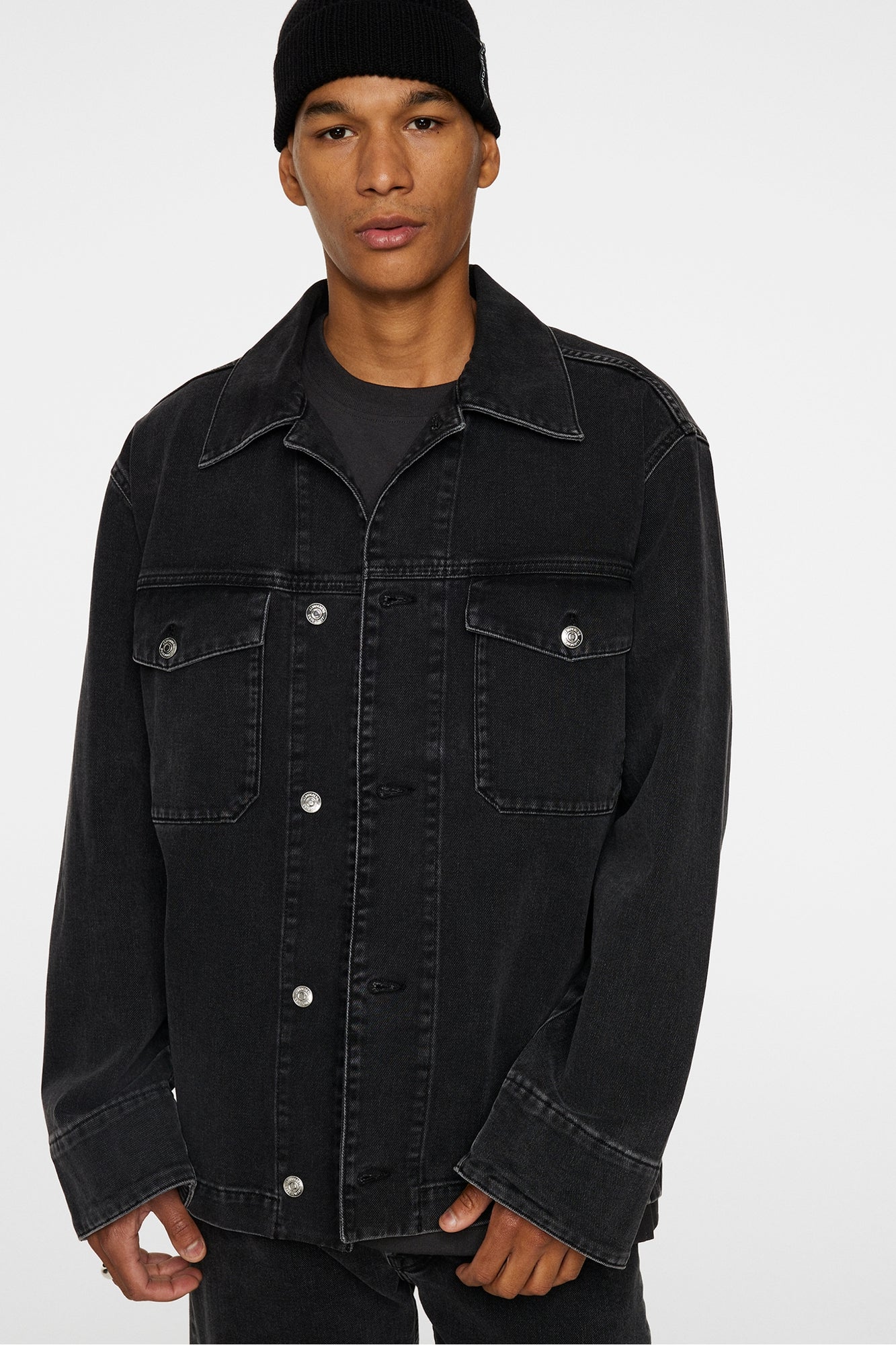 Men | Hunt Washed Deniovershirt | Black