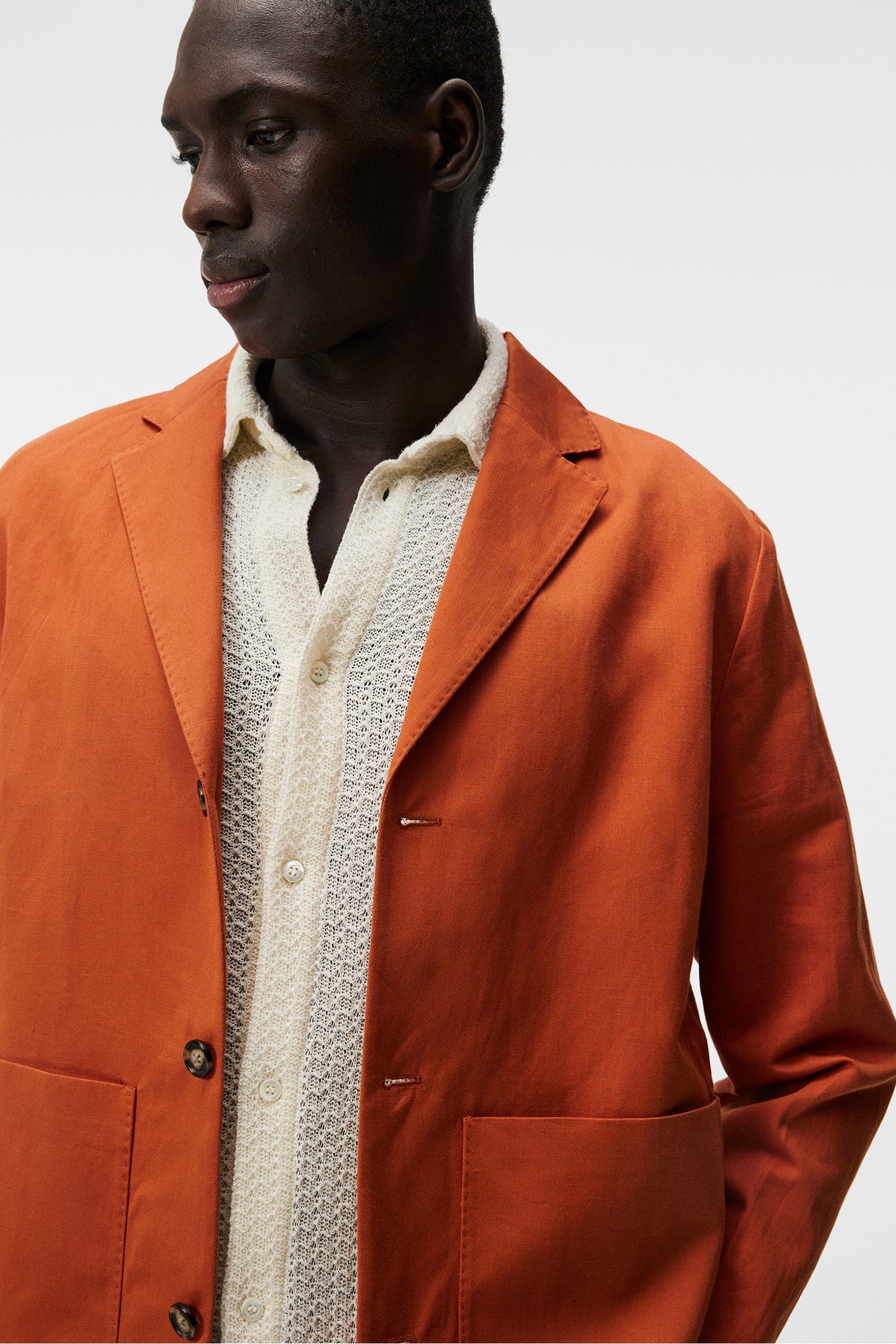 Men | Jack Cotton Linen Blazer | Minimal