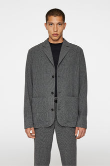 Men | Jack Crinkled Wool Blazer | Black