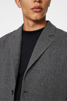 Men | Jack Crinkled Wool Blazer | Black