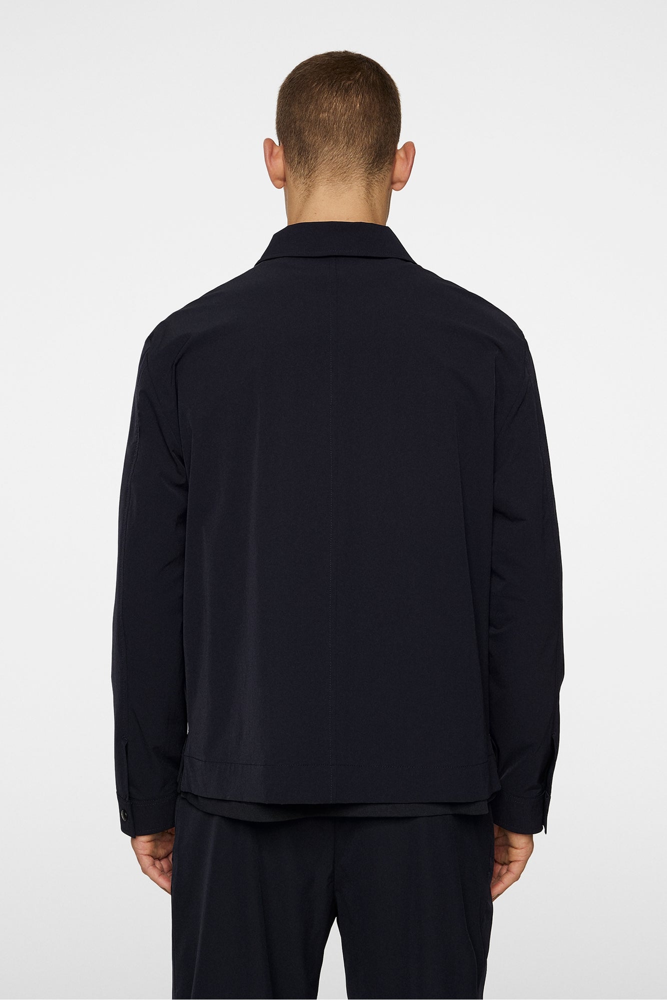 Men | Jake Zipped Overshirt | JL Navy