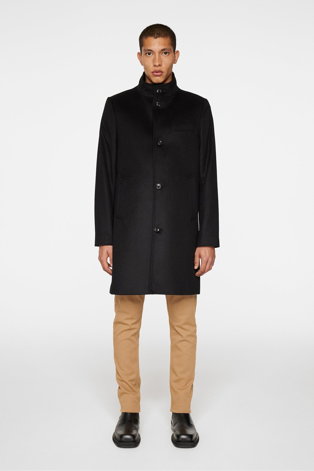 Men | Jesse Melton Cashmere Coat | Black