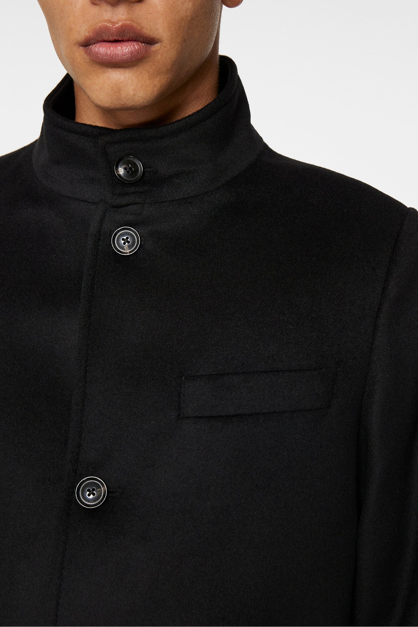 Men | Jesse Melton Cashmere Coat | Black