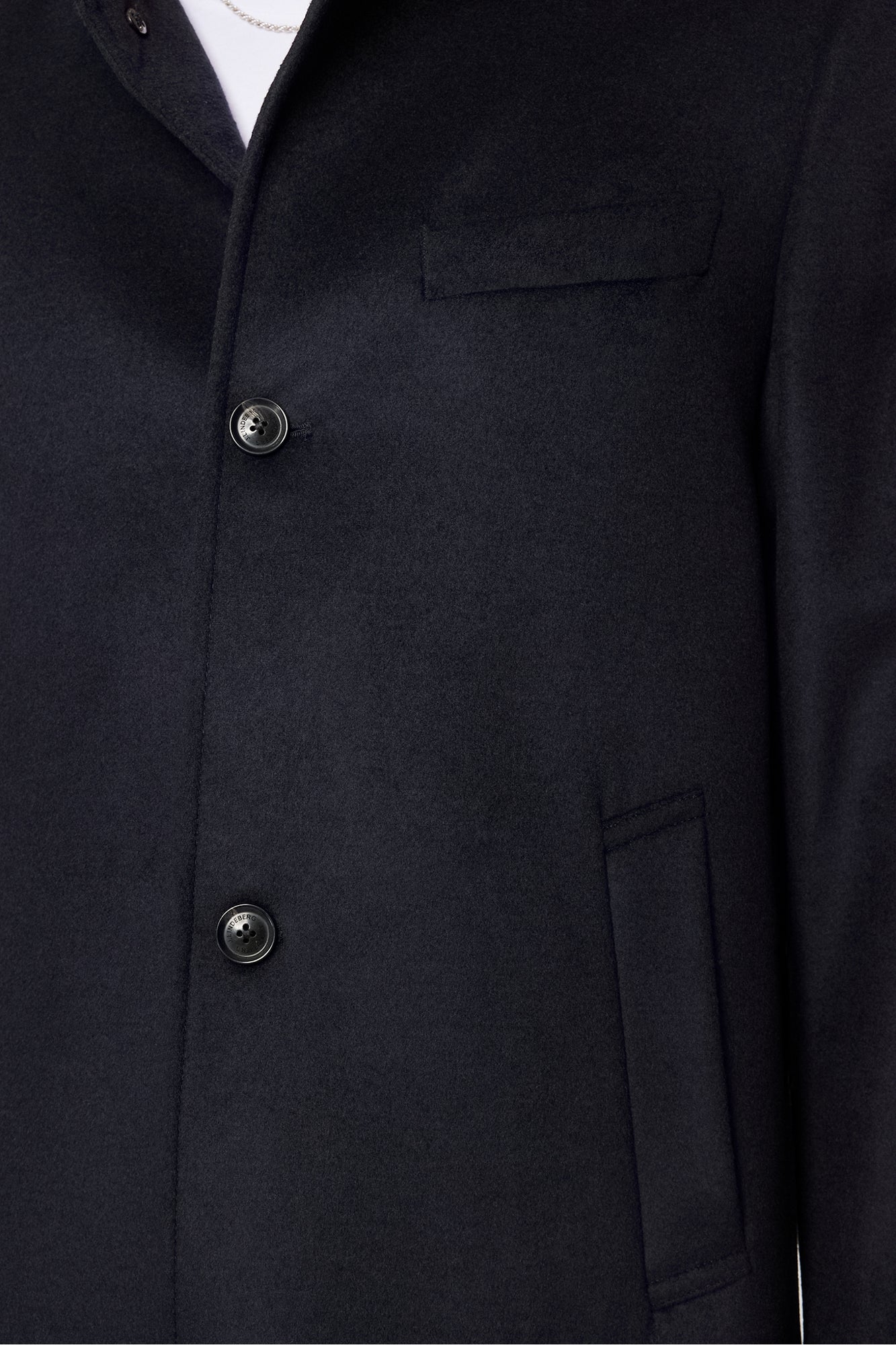 Men | Jesse Melton Cashmere Coat | JL Navy