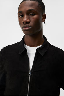 Men | Jonah Suede Overshirt | Black
