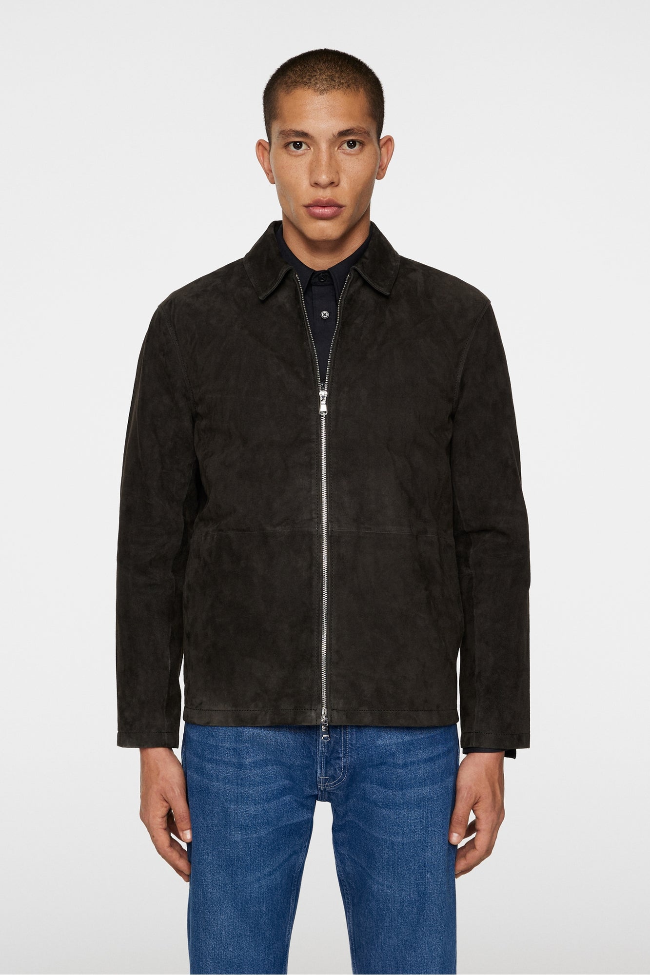 Men | Jonah Wr Suede Overshirt | Washed Black
