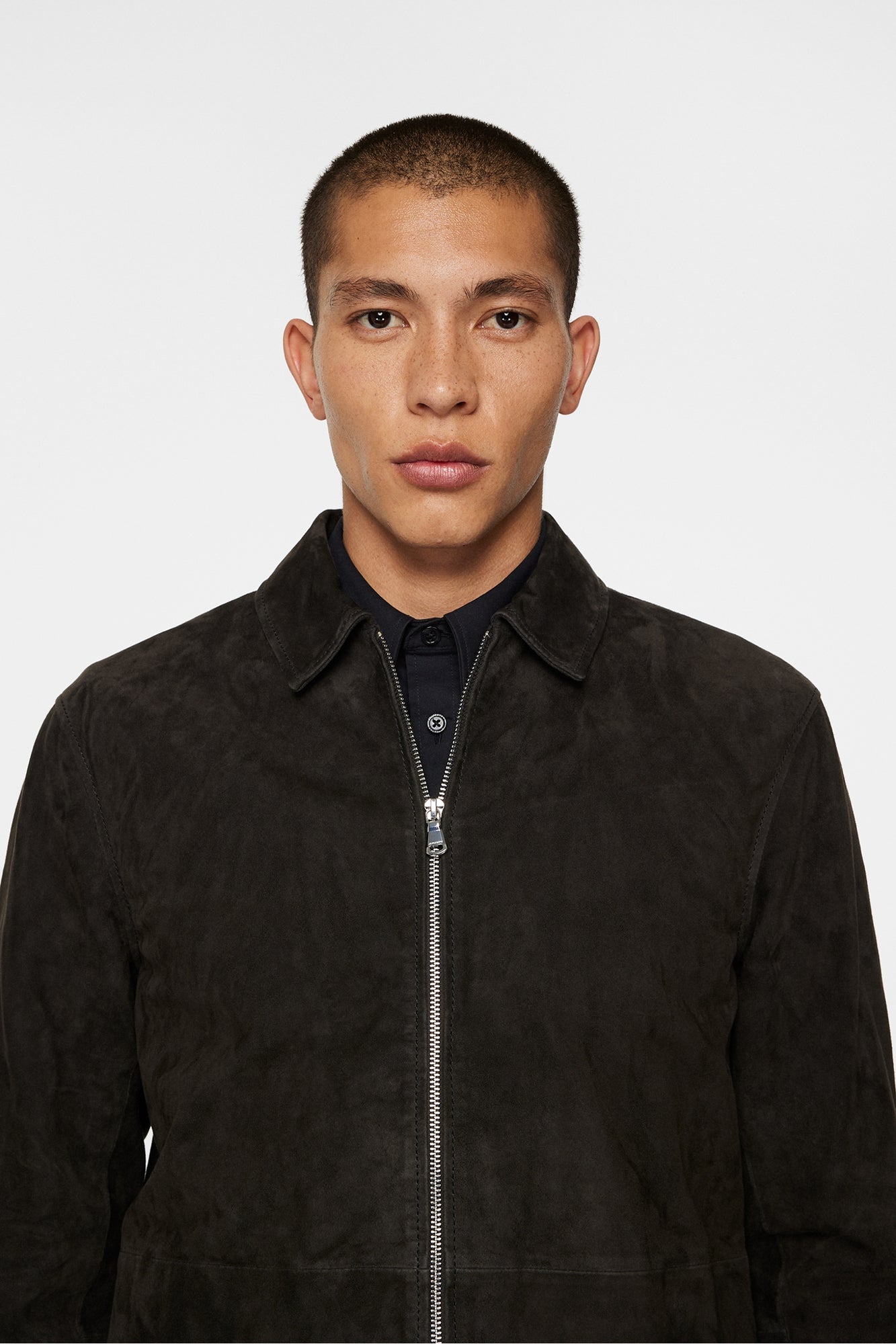 Men | Jonah Wr Suede Overshirt | Washed Black