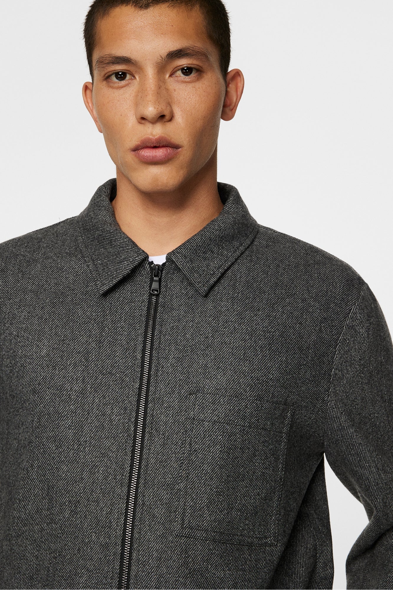 Men | Julius Cash Flannel Overshirt | Night Owl