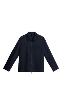 Men | Julius Cotton Twill Overshirt | JL Navy