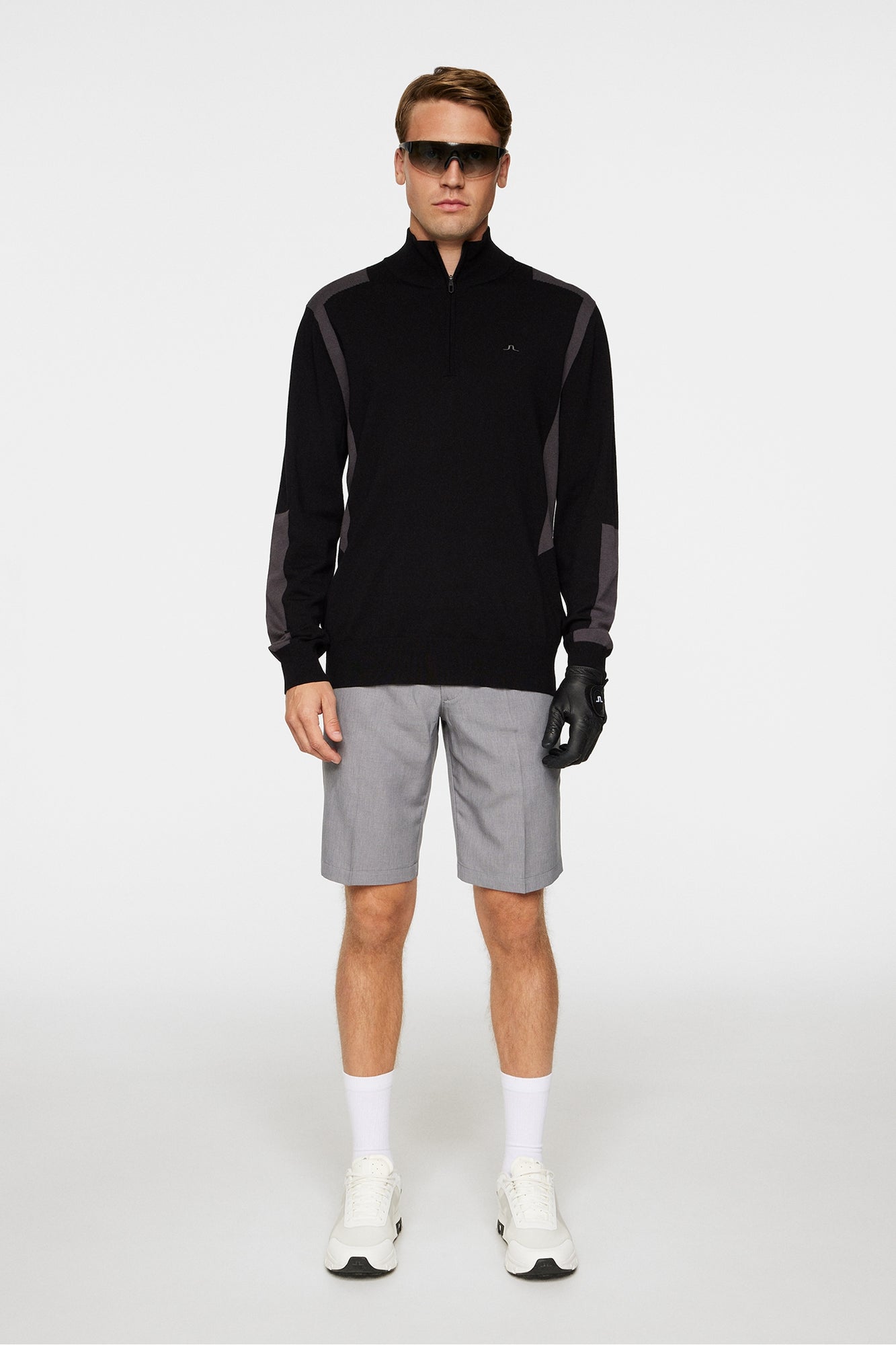 Men | Kendrick Knitted Zip Sweater | Black