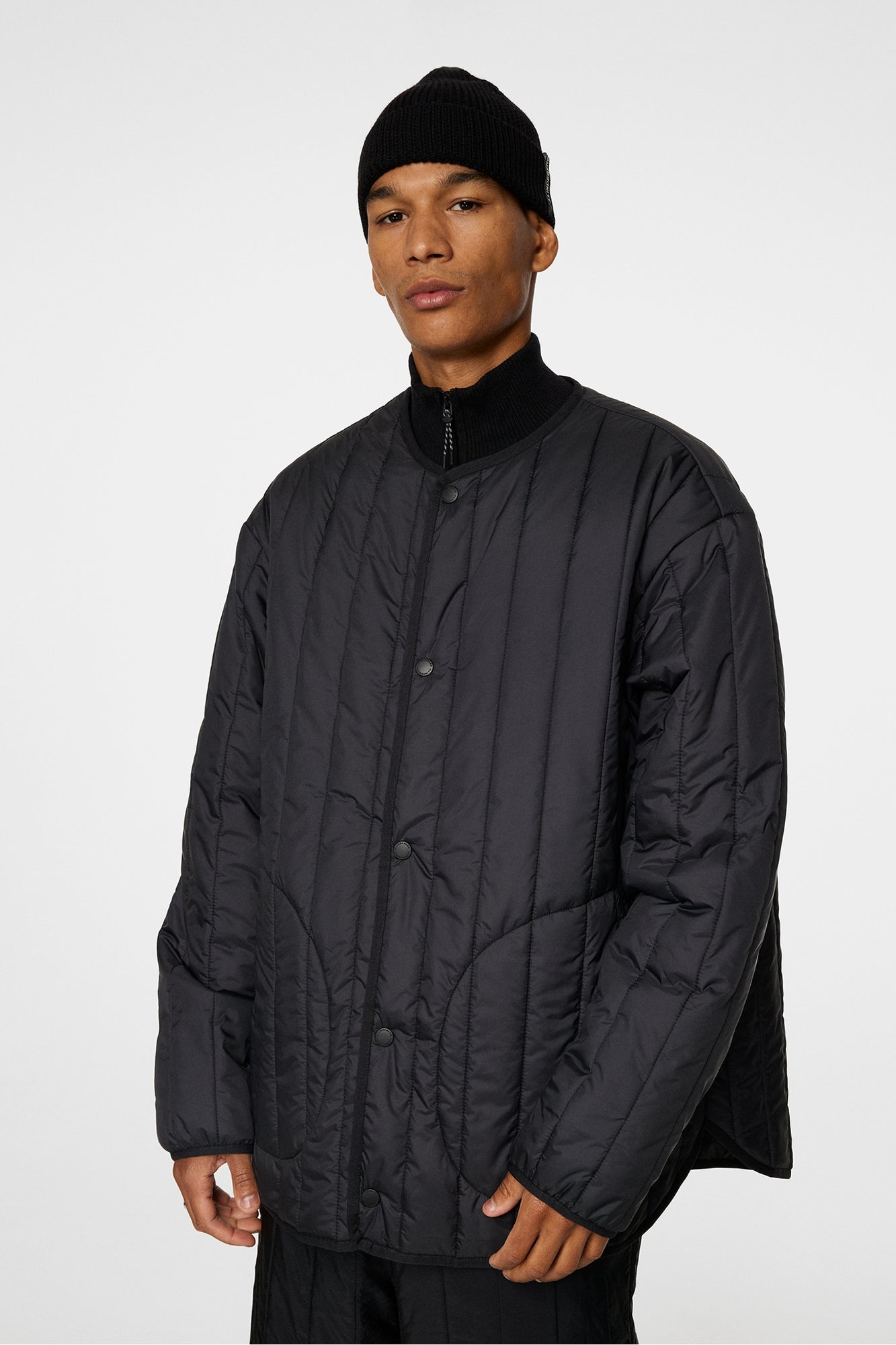 Men | Khaza Quilted Jacket | Black