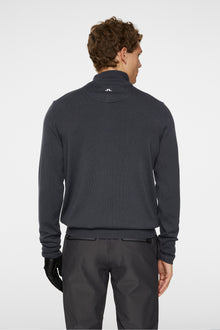 Men | Kian Zipped Sweater | Asphalt