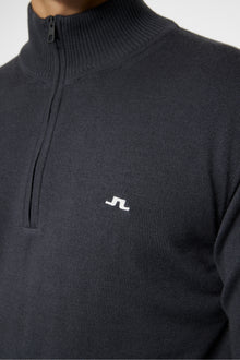 Men | Kian Zipped Sweater | Asphalt