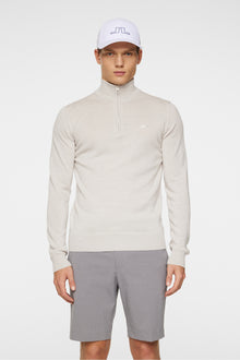 Men | Kian Zipped Sweater | Moonbeam