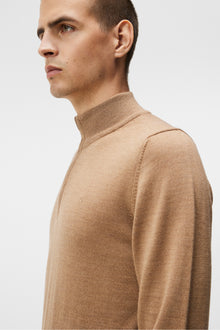 Men | Kiyan Quarter Zip Sweater | Chipmunk Melange