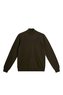 Men | Kiyan Quarter Zip Sweater | Forest Green