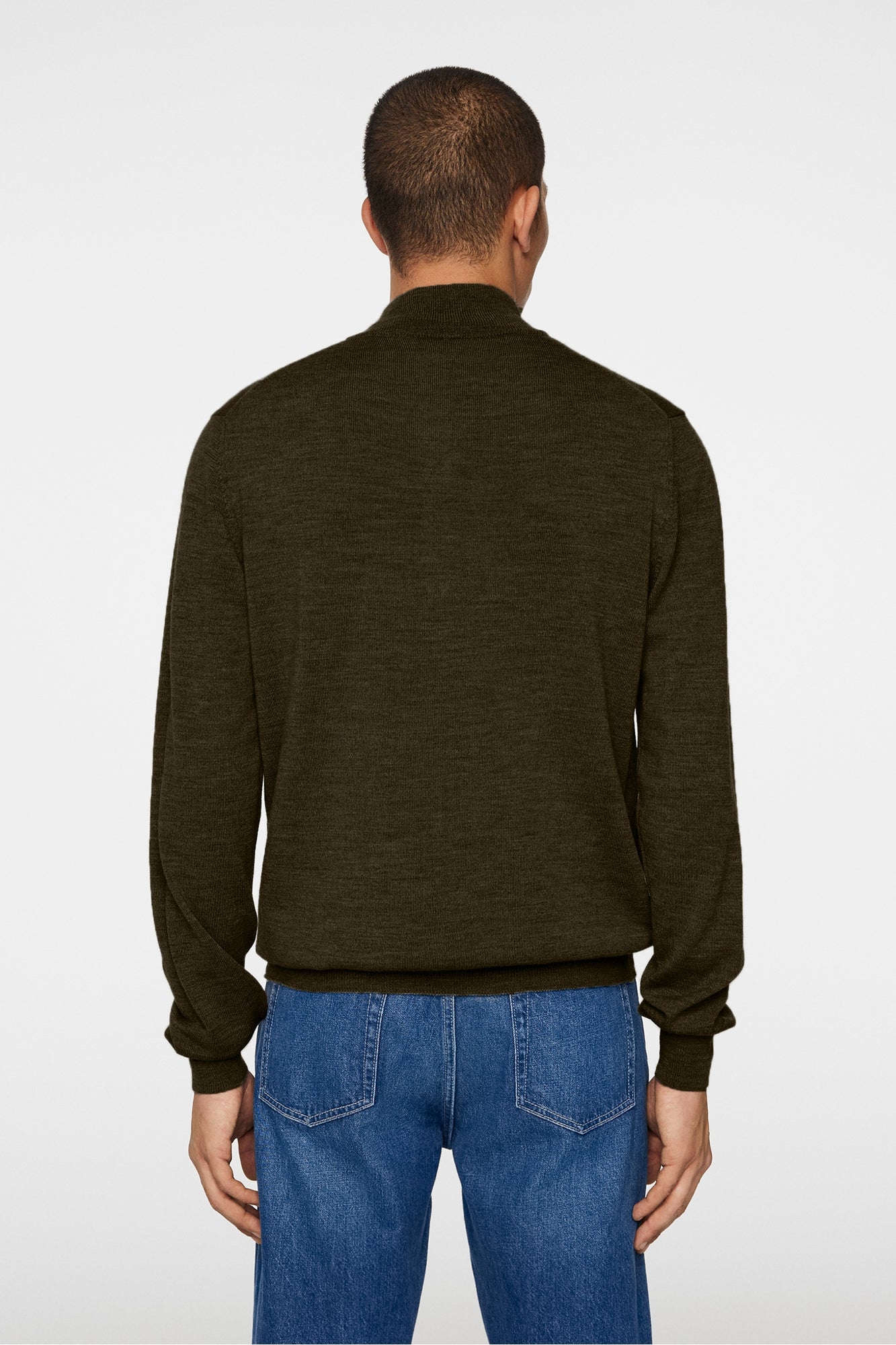 Men | Kiyan Quarter Zip Sweater | Forest Green