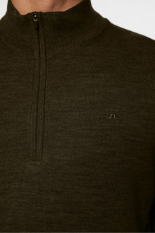 Men | Kiyan Quarter Zip Sweater | Forest Green