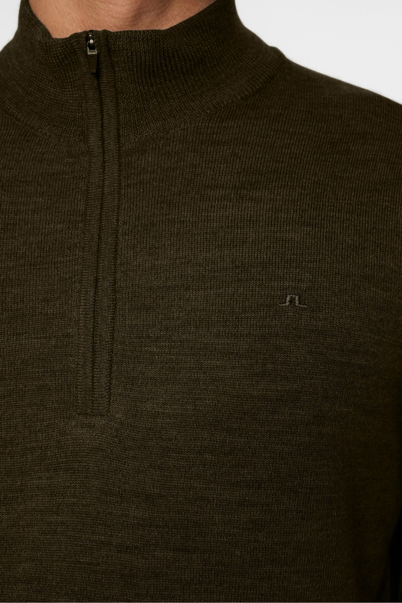 Men | Kiyan Quarter Zip Sweater | Forest Green