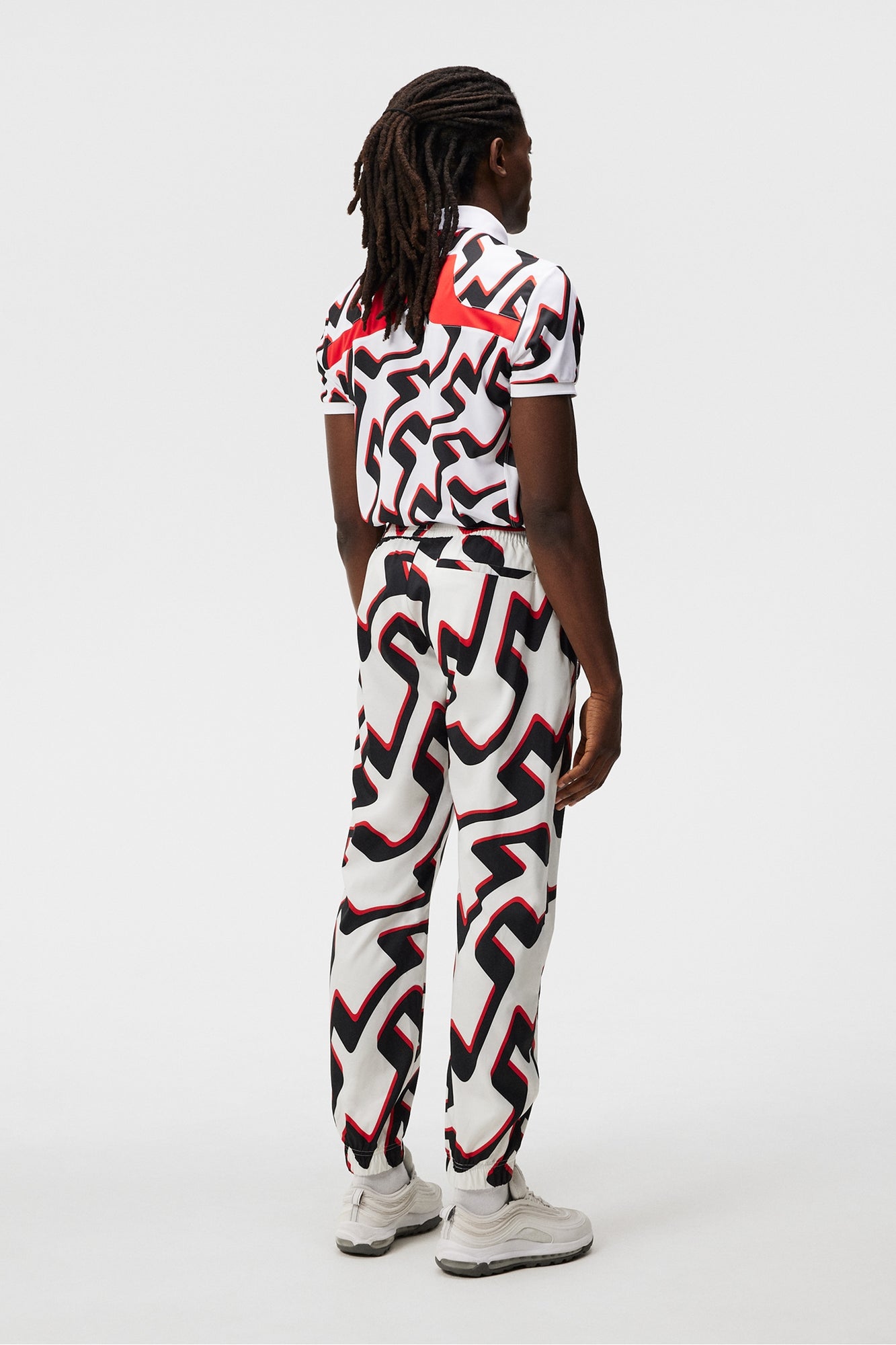 Men | Kv Regular Fit Print Polo | Bridge Wave White