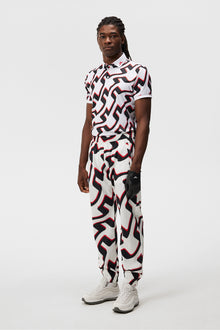 Men | Kv Regular Fit Print Polo | Bridge Wave White