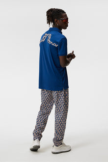 Men | Kv Regular Fit Print Polo | Estate Blue