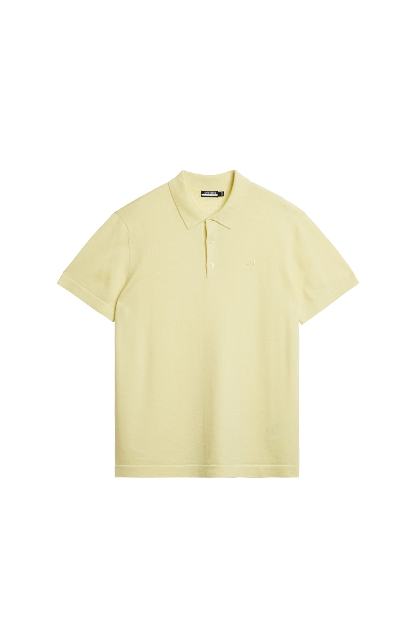 Men | Lear Knitted Shirt | Wax Yellow