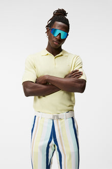 Men | Lear Knitted Shirt | Wax Yellow