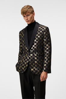 Men | Lenny S Iris Check Blazer | Black