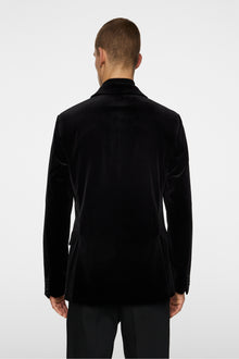 Men | Lenny S Velvet Blazer | Black
