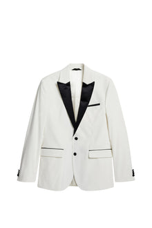 Men | Lenny Velvet Blazer | Cloud White