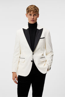 Men | Lenny Velvet Blazer | Cloud White