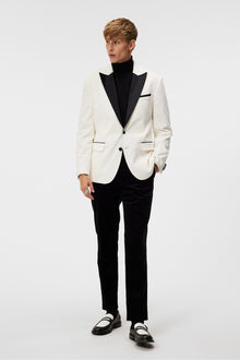 Men | Lenny Velvet Blazer | Cloud White