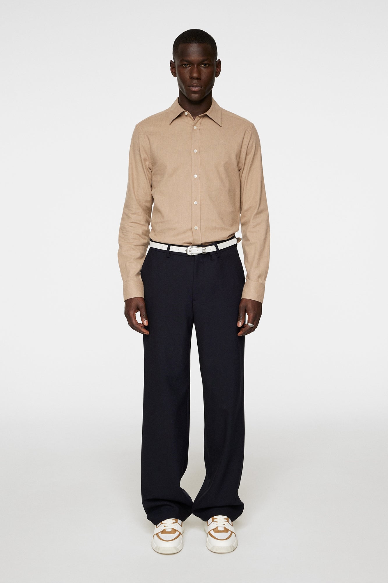 Men | Light Flannel Slishirt | Tiger Brown