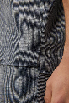 Men | Lind Linen Mix Str Relax Shirt | JL Navy