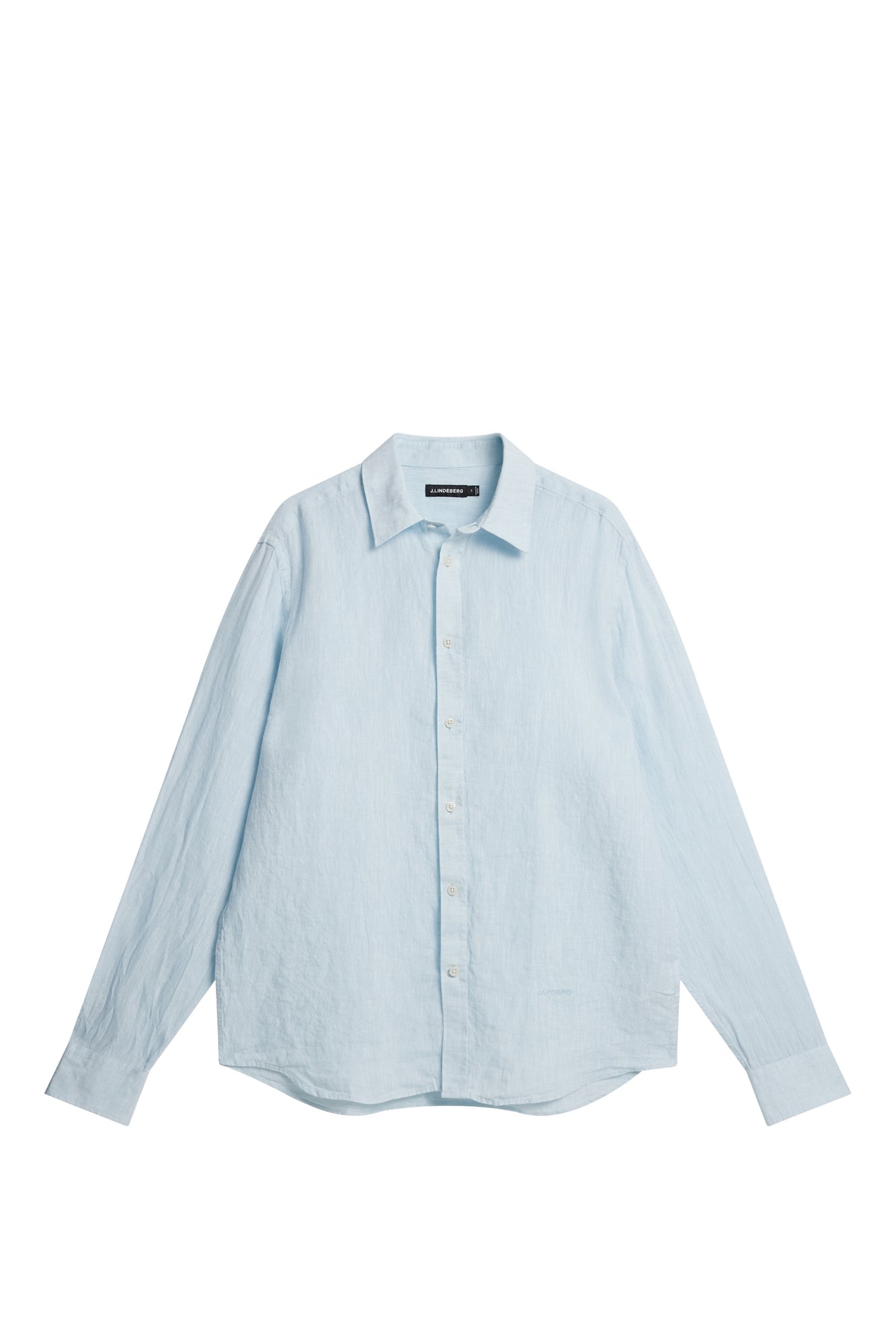 Men | Linen Melange LS Regular Shirt | Drea | Dream Blue
