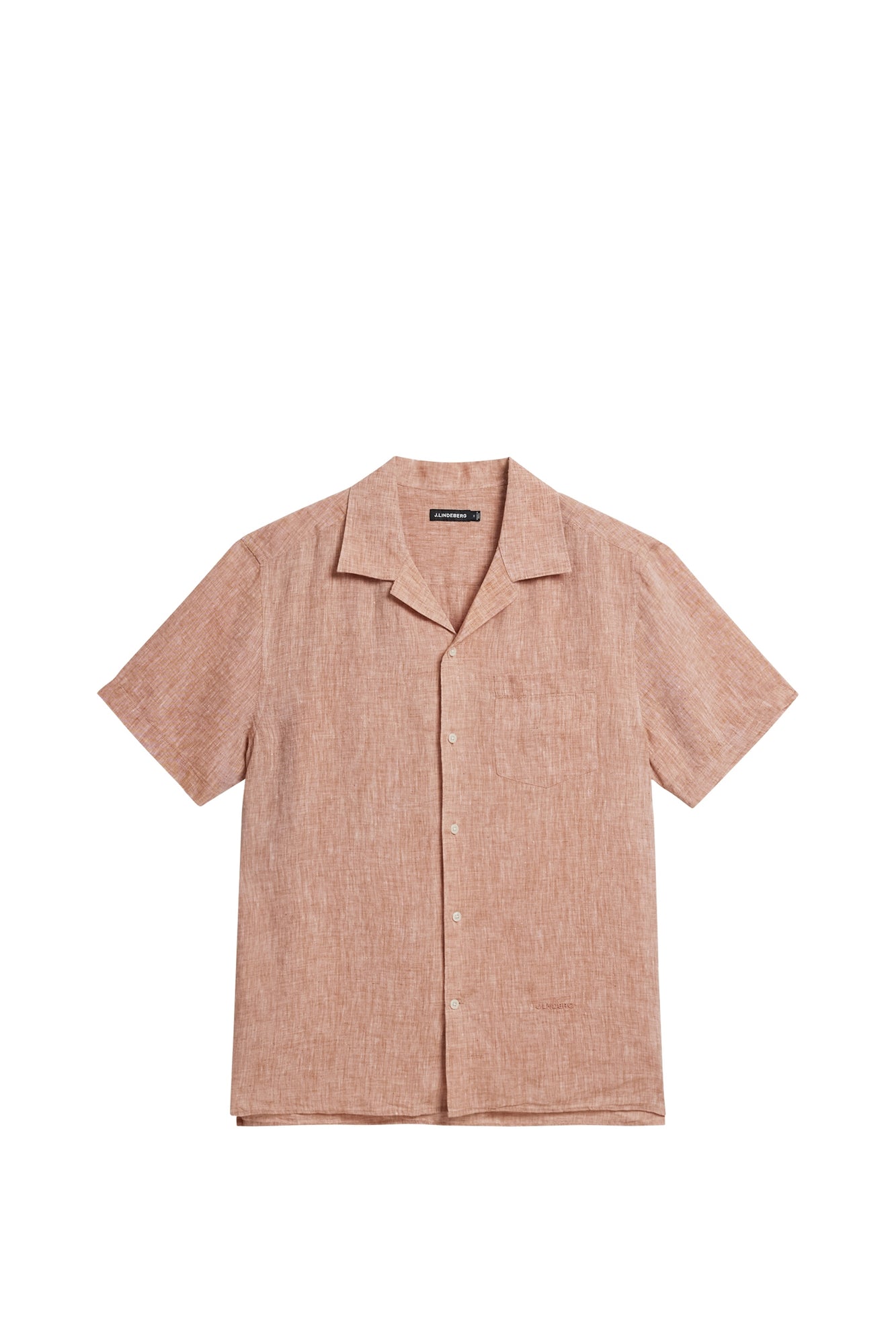 Men | Linen Melange SS Reg Shirt | Minimal