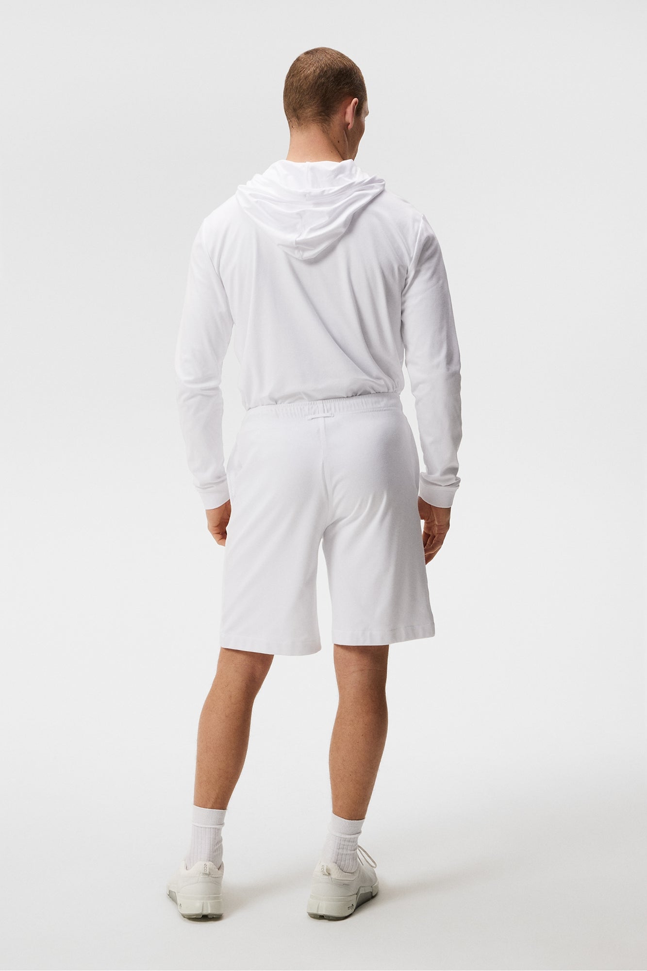 Men | Logo Shorts | White