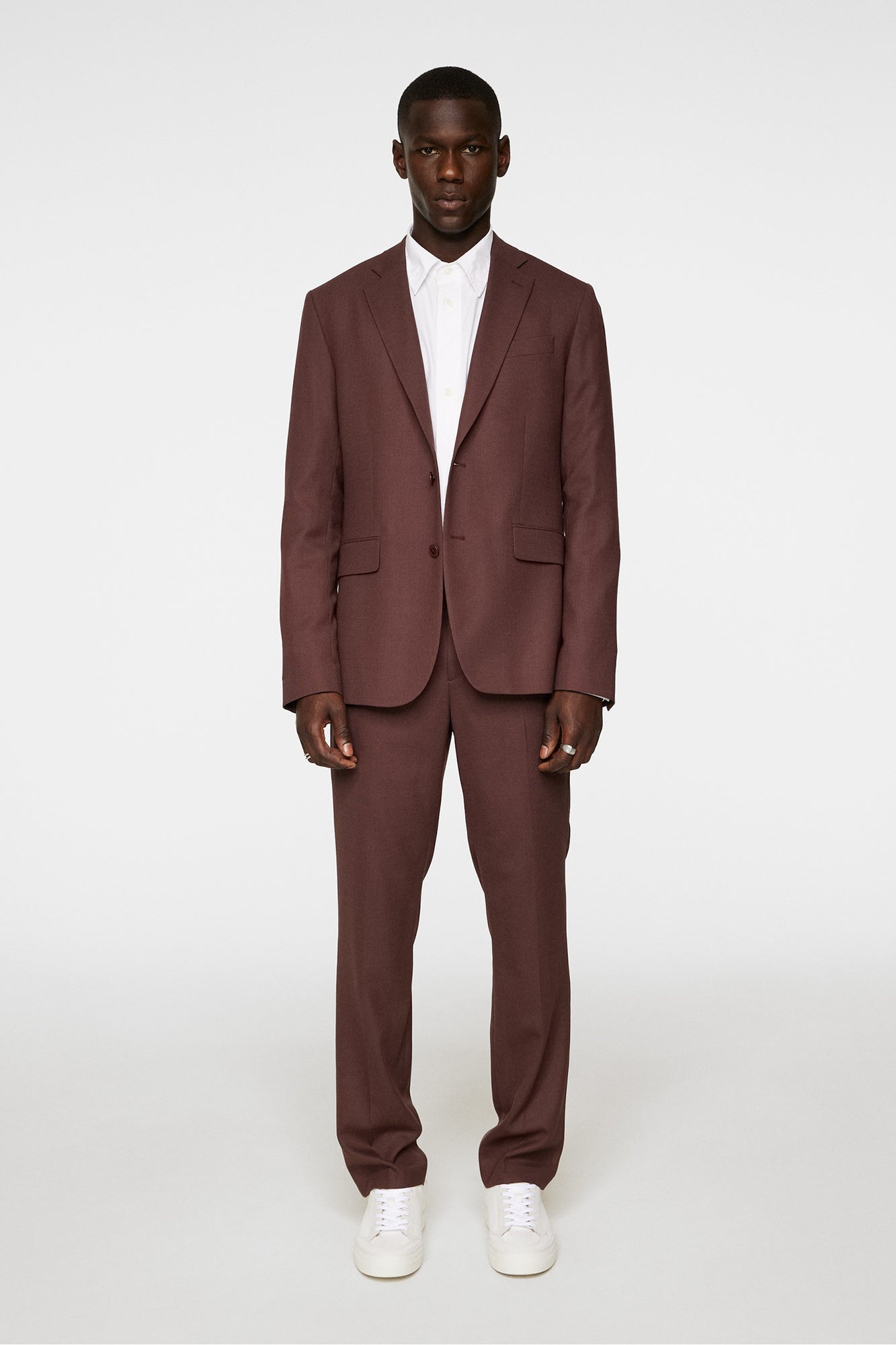 Men | Lois Active Hopsack Pants | Bitter Chocolate