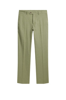 Men | Lois Linen Stretch Pants | Oil Green